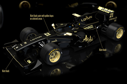 This one is based on Ayrton Senna's 1986 Lotus 98T racecar and it looks just