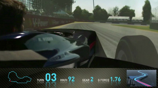 Mark Webber drives virtual lap of Albert Park