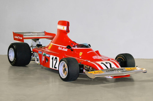 A vintage F1 car claimed to be Niki Lauda's 1974 Ferrari 312B3 