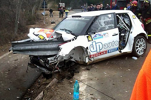 Robert Kubica's crash wreckage