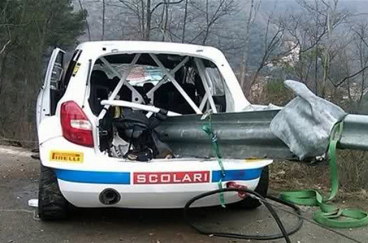 Robert Kubica's crash wreckage