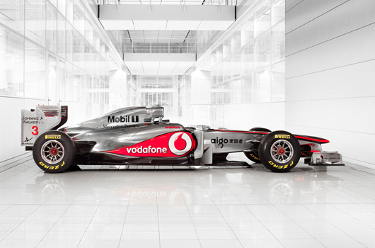 The promo event is a tie in with Vodafone sponsors of the McLaren F1 team 