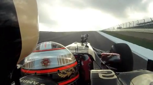 Jerome D'Ambrosio drives Circuit of the Americas in Austin, Texas