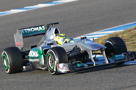 Michael Schumacher, Mercedes GP W02, Jerez