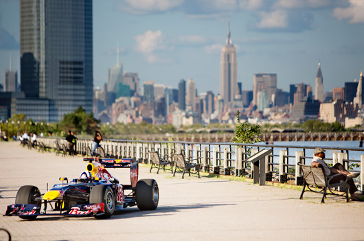 Red Bull Racing visits New York City