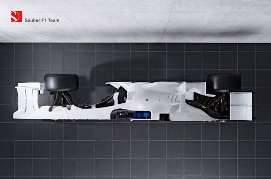 Sauber F1.08 cutaway