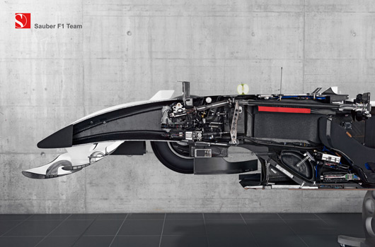Sauber F1.08 cutaway