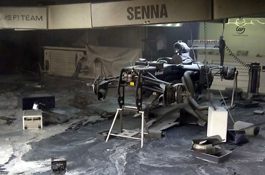 Williams F1 garage, 2012 Spanish GP