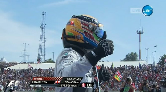 Lewis Hamilton wins 2013 Hungarian Grand Prix