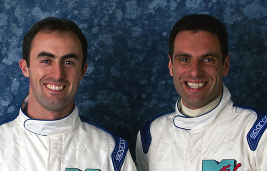 David Brabham and Roland Ratzenberger