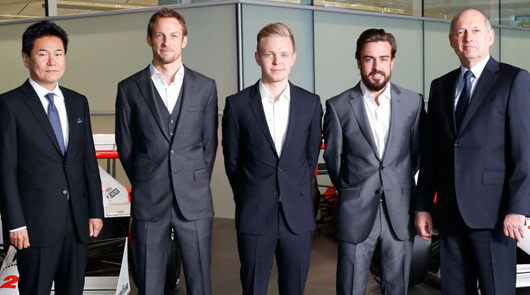 Fernando Alonso and Jenson Button announced as McLaren drivers for 2015