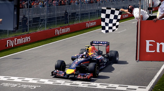 Daniel Ricciardo wins the 2014 Canadian Grand Prix
