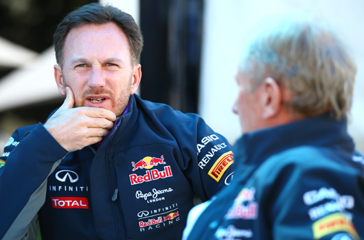 Christian Horner and Helmut Marko, Red Bull Racing