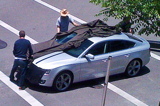 Audi A5 Sportback spy shots