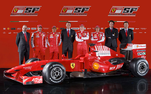 Felipe Massa debuts Ferrari F60 Formula One car