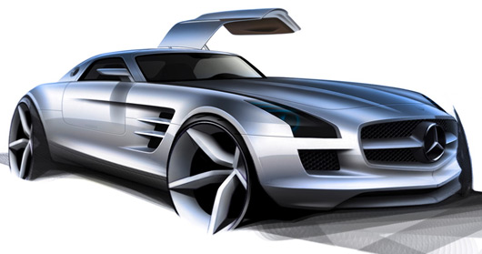 Mercedes-Benz SLS AMG â€˜Gullwingâ€™