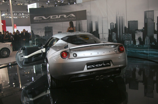 Lotus Evora at the Melbourne International Motor Show 2009