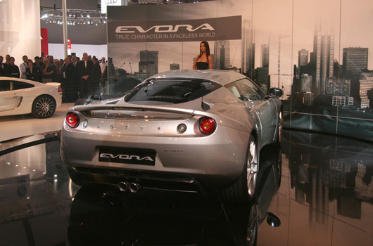 Lotus Evora at the Melbourne International Motor Show 2009