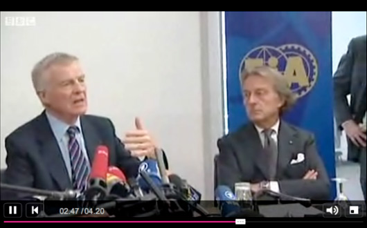 Max Mosley and Luca di Montezemolo