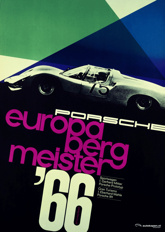 Old skool Porsche racing posters what's not to love