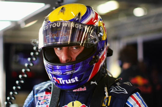 Mark Webber claims first F1 pole