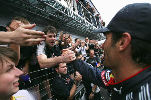 Mark Webber wins 2009 F1 German Grand Prix