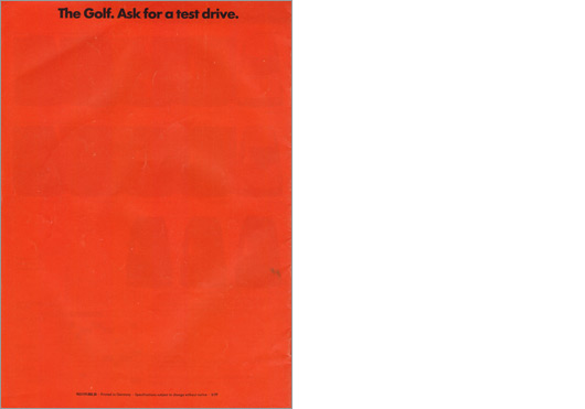 7 comment s for Volkswagen Golf brochure 1980 Robbo Oct 25 2009