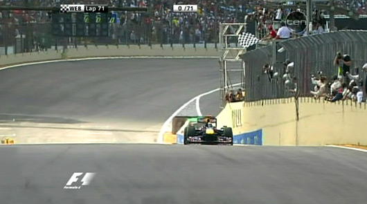 Mark Webber wins in Brazil!