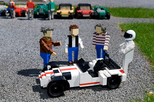 Top Gear & Caterham R500 in Lego