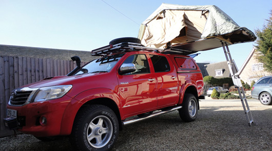 Toyota Hilux prepared for TopGear