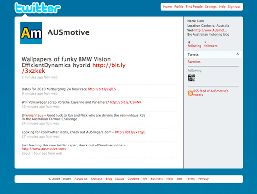 Follow AUSmotive on twitter