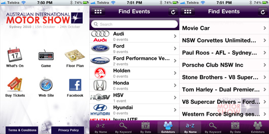 AIMS 2010 iPhone app