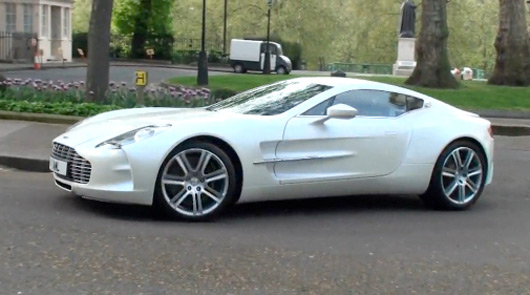 This Aston Martin One77 was recently seen in London's St James area