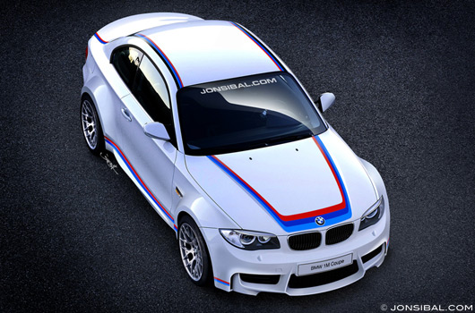 BMW 1M CSL rendering