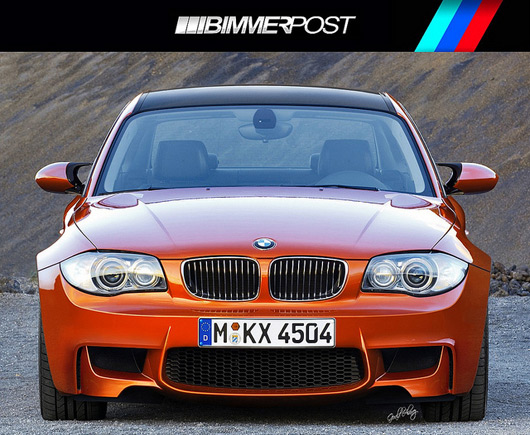 BMW 1M CoupÃ© rendering