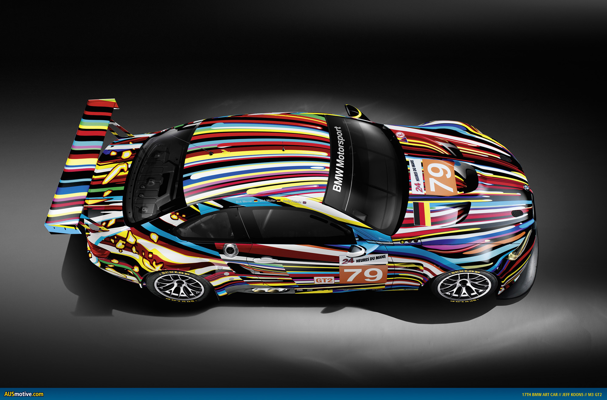 AUSmotive.com » BMW Art Car by Jeff Koons to race at Le ...