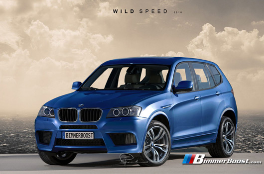 BMW X3 M rendering
