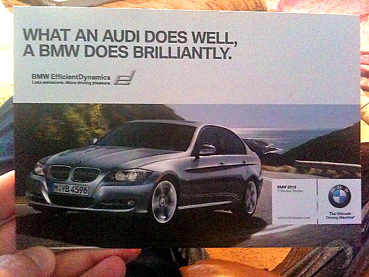 BMW mailer