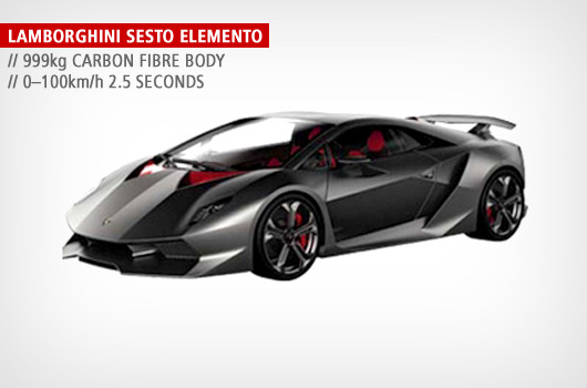The leaked image above is believed to be a V10 powered Lamborghini Sesto 