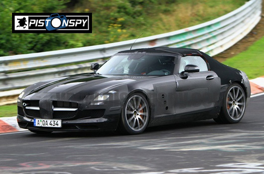 Pistonspy have some nice shots of the MercedesBenz SLS AMG Roadster in 