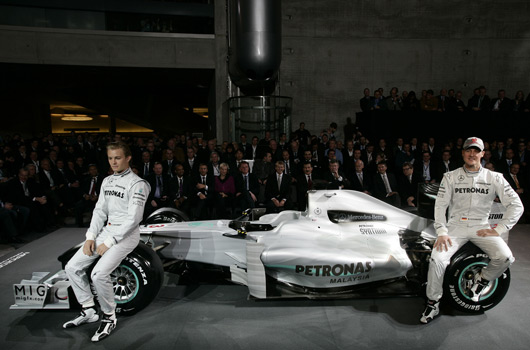 Mercedes GP Petronas 2010 launch