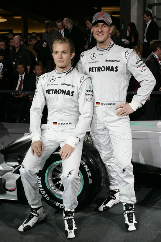 Mercedes GP Petronas 2010 launch