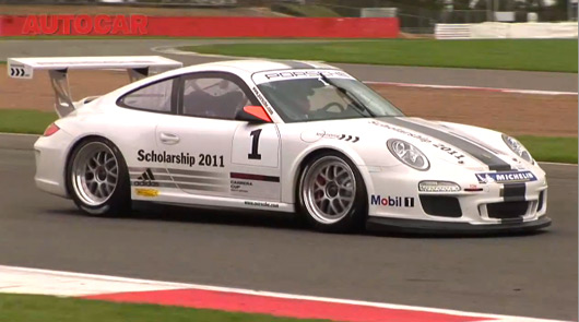 Ever wondered just how close the track only Porsche GT3 Cup is to the road