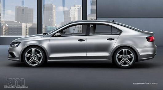 Volkswagen Jetta VI sedan rendering