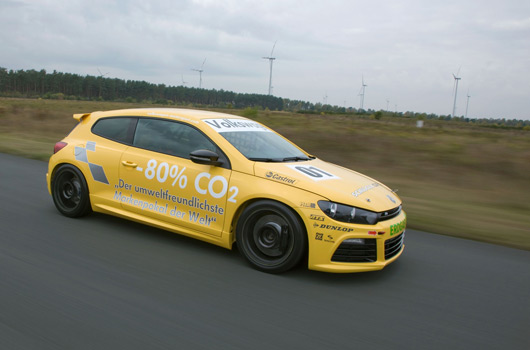 With bioCNG power motorsport legends compete in Scirocco RCup