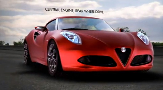 Alfa Romeo 4C teaser video