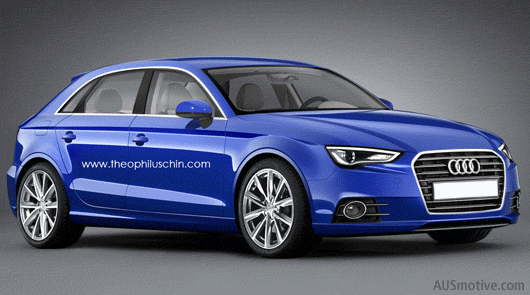 Audi A3 Sportback rendering (Theophilus Chin)