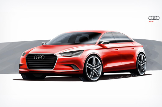 Audi A3 concept sketch