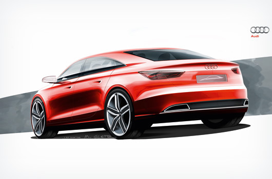 Audi A3 concept sketch