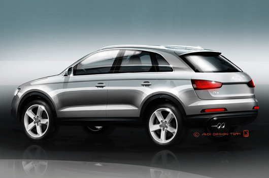 Audi Q3 design sketch